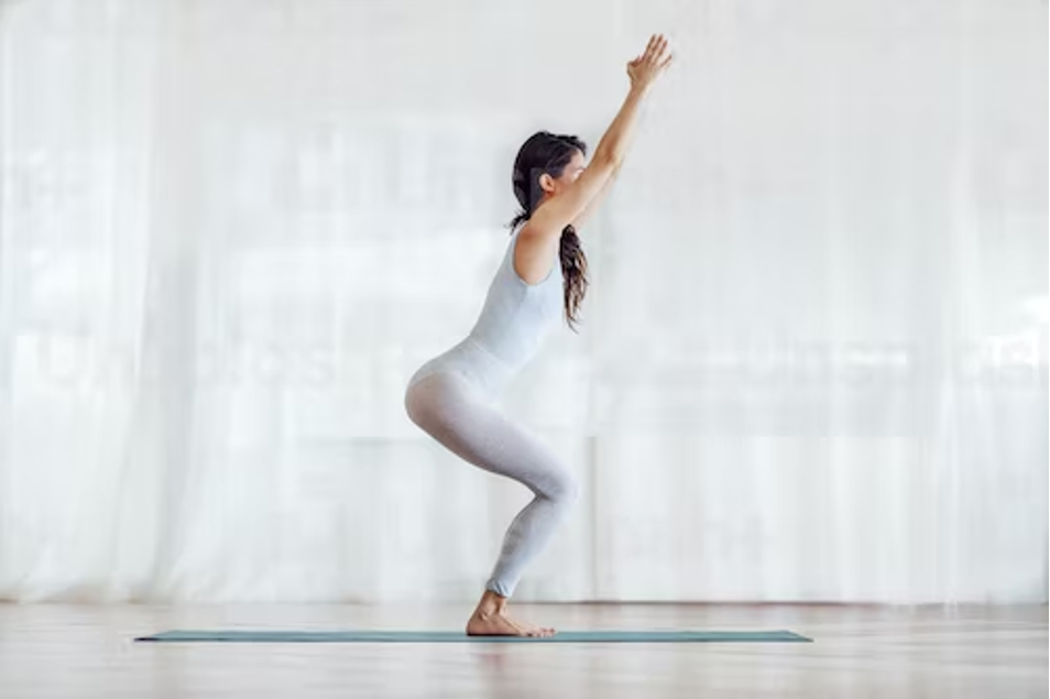 Chair Pose Yoga Asana